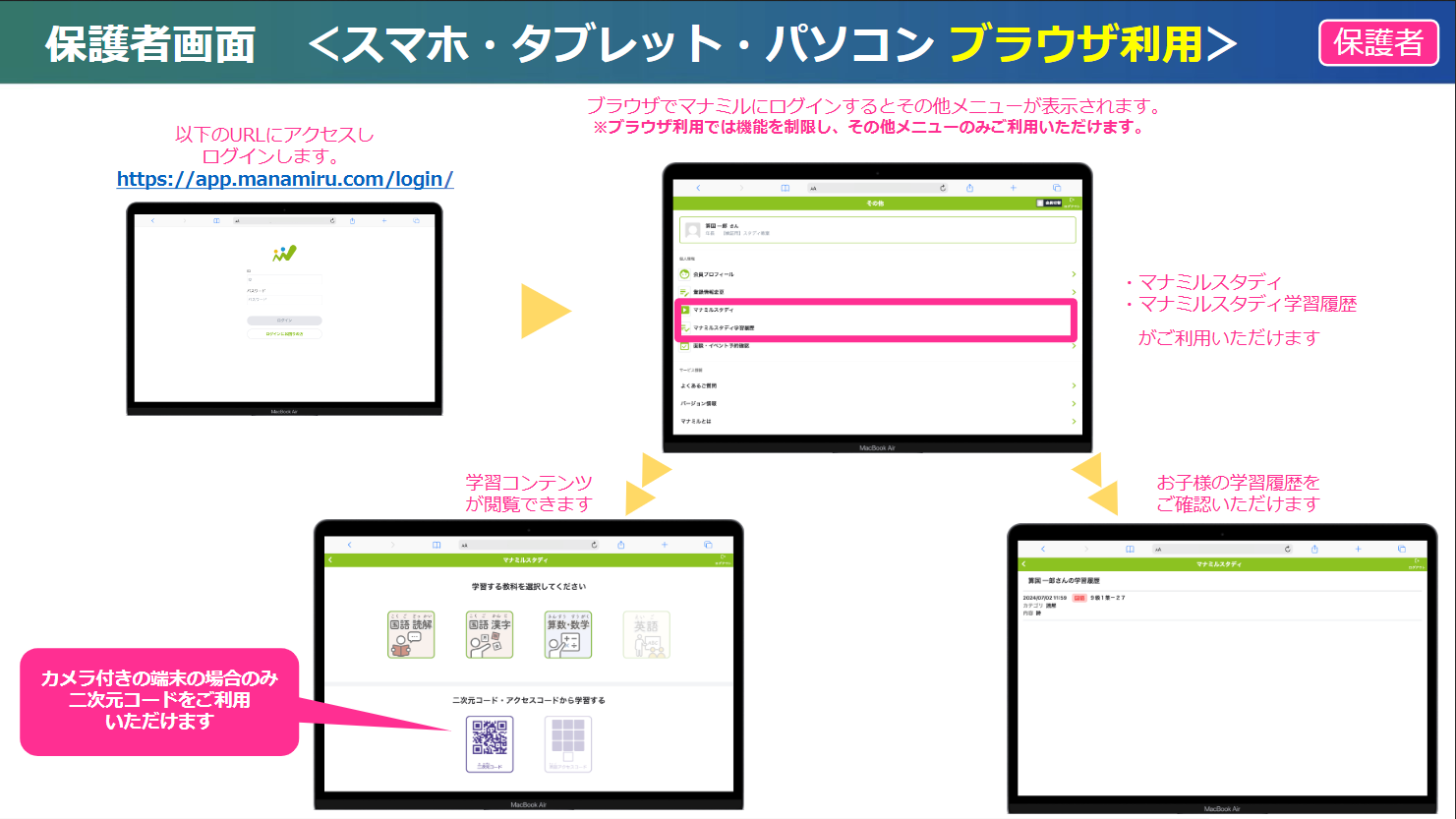 マナミルスタディ2025-04_p35_★スマホ・タブレット・パソコン「ブラウザ」から(保護者)